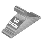 SPECILITE Wire Hangers 50 Pack: slim profile for compact closet organization and efficient storage.