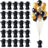 SPFYunion 25pc black balloon weights secure balloons and unify party decor.