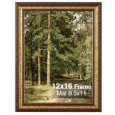 Splinterix 12x16 ornate antique frame for wall or table display.