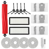 Spofan rubber main brush for Roborock Q Revo S ensures thorough dust pickup.