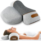 Spongiduits neck massager pillow front view highlights ergonomic alignment