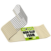 Spring Fever open-ended non-slip pants hanger with foam padding for wrinkle prevention.