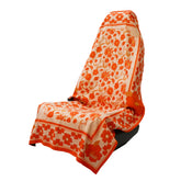 Sprints towel with headrest pocket protects car seats