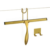 SSTOOHL Shower Squeegee 14-inch stainless steel blade for rust-free performance and streak-free cleaning.