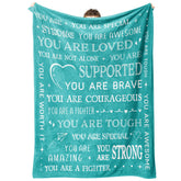 SteadStyle Get Well Soon blanket cozy texture close-up for comforting moments