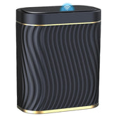 Steo Spce automatic trash can with lid opens hands-free for quick, hygienic waste disposal.