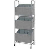 STO STO 3-tier vertical laundry hamper with 120L capacity for compact spaces