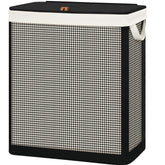 STO STO double laundry hamper with lid keeps clothes hidden and organized