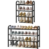 STO STO Expandable Shoe Rack full-length view shows adjustable length for space-saving closets