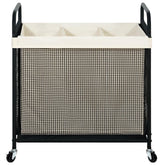 STO STO Laundry Hamper with 3-section design for easy sorting