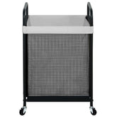 STO STO 90L rolling laundry cart ready for easy transport and storage.