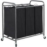 STORAGE MANIAC 3-Section Laundry Sorter frame demonstrates sturdy construction for daily use.