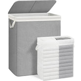 Storage Maniac double laundry hamper 140L frame shows sturdy metal construction for daily use