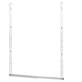 Storage Maniac hanging closet rod fully expandable, maximizing wardrobe space