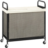 Storage Maniac rolling hamper on wheels for effortless room-to-room transport