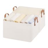 StorageWorks fabric storage bin with a large metal frame provides sturdy upright support.