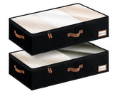 StorageWorks large under-bed storage bin lid viewed from top, shows visibility and protection