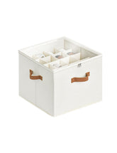 StorageWorks shoe organizer with closed lid for dust-free, easy access.