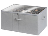 StorageWorks Shoe Organizer with clear lid keeps shoes visible and dust-free