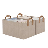 StorageWorks storage bin with sturdy structure for upright storage.