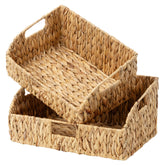 StorageWorks pantry baskets with open front for quick, visible pantry access.