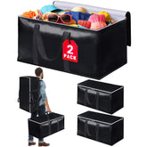 StoreHappily heavy-duty bag closed showing large capacity for clothing and bedding.