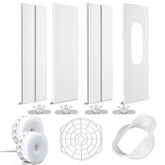 SunDiao Portable AC Window Kit plates and coupler for secure exhaust