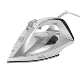 Sunbeam Turbo Steam Iron 1700W powering through wrinkles for quick results.
