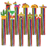 Suncalla fiesta curtain tassels hanging colorful decor for lively Cinco de Mayo celebrations.