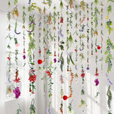 Suncalla wildflower garland collection ready for arch decor and layered backdrops