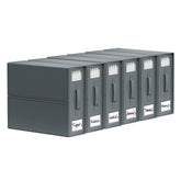SUOCO SheetCube 6-pack boxes with window for quick sheet visibility.