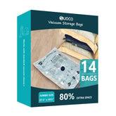 SUOCO vacuum storage bag showing empty bag ready for bulky clothes