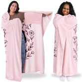 Super Blanky Mama Bear wearable blanket with pocket sleeves for hands-free warmth.