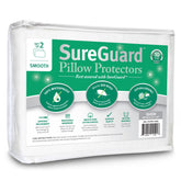 SureGuard pillow protector waterproof cover preserves pillow freshness and cleanliness