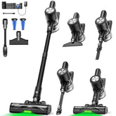 SUXIANGVAC cordless vacuum on its self-standing dock for easy charging and storage.