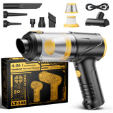 Svoko handheld vacuum demonstrates 21,000 Pa suction for powerful deep cleaning.