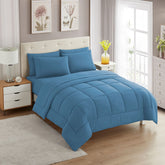 Sweet Home Collection 5-piece comforter set packaged for quick bed setup.