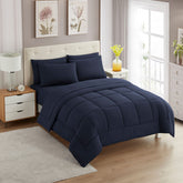 Sweet Home Collection full-size comforter set cover close-up showcasing soft, cozy fabric