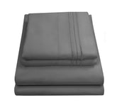 Sweet Home Collection full-size sheet set with elastic corners for a secure fit