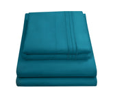 Sweet Home Collection queen sheets close-up shows breathable softness for cooler nights.