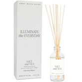 Sweet Water Decor Salt and Sea diffuser bottle offering a sea salt aroma for a calming room