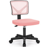 Sweetcrispy small desk chair with ergonomic backrest supports posture during long work