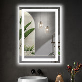 Sweetcrispy smart anti-fog mirror with front light for clear daily grooming.