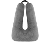 Swemos ergonomic U-shaped travel pillow provides neck and body support on the road.
