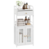 SWYTMIKI bathroom cabinet top guard rail keeps small items secure and accessible