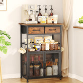 SWTYMIKI coffee bar cabinet front view ideal for compact kitchens.