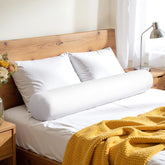 SyMax bed gap filler pillow helps keep items from slipping under the bed.