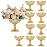 Sziqiqi urn vase with gold finish adds timeless elegance to weddings