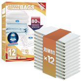 TAILI vacuum storage bags in use showing space-saving organization for bulky items