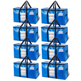 TAILI extra large moving bags with visible window for quick item identification.